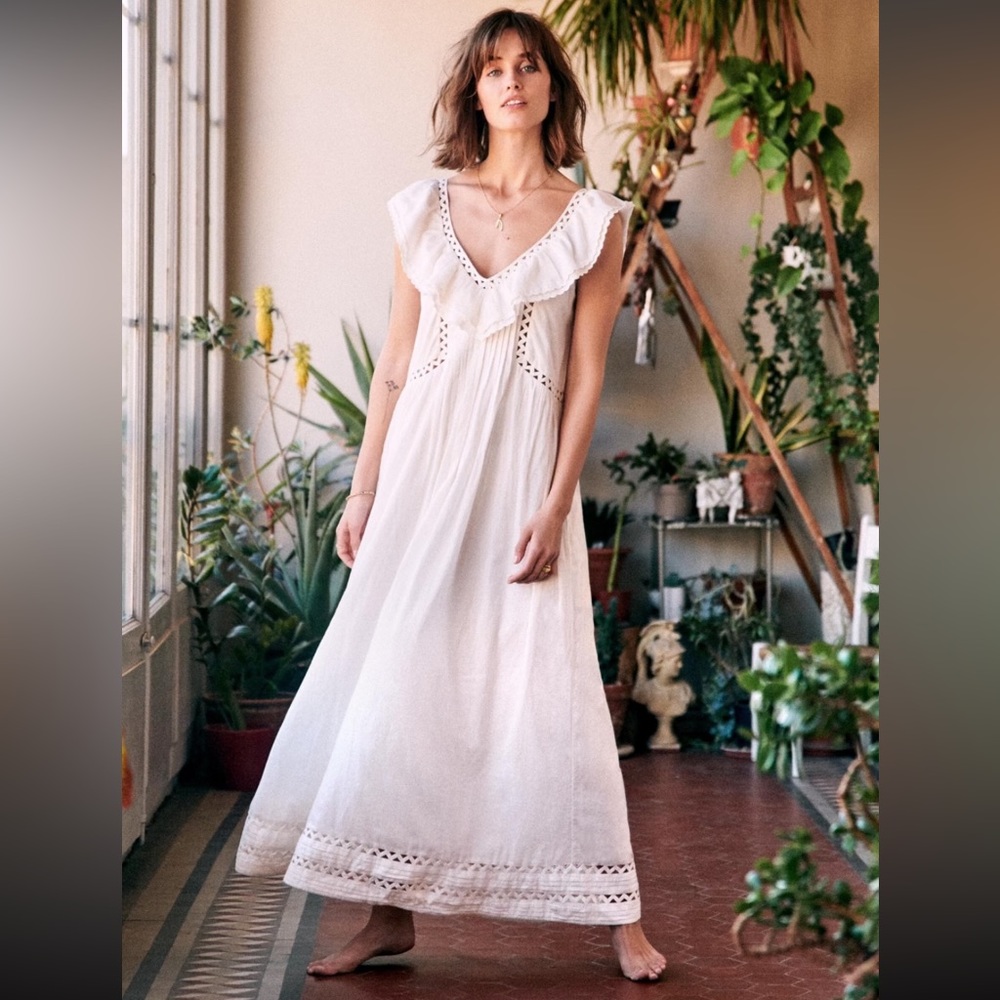 NWT Sezane Manny dress sz fr 36 us 4